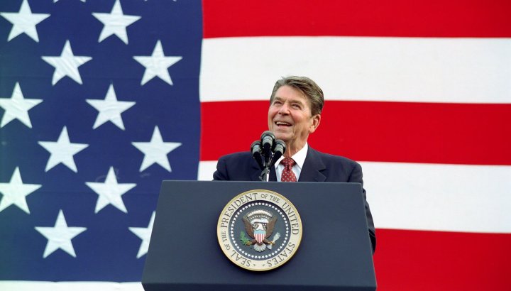 9/12/1984 President Reagan at a Reagan-Bush Rally in Endicott New York